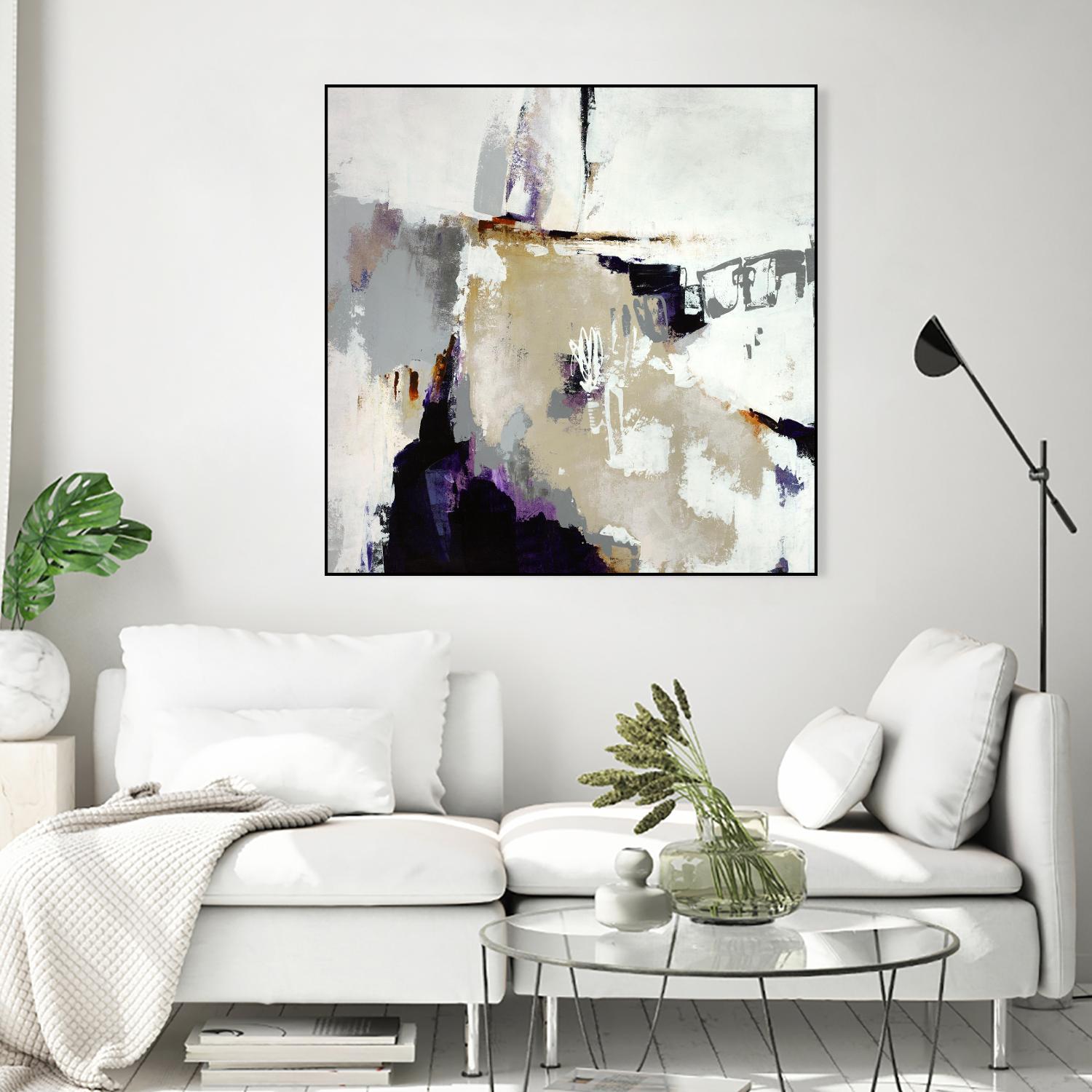 Tumult Roar by Daleno Art on GIANT ART - orange abstract abstrait