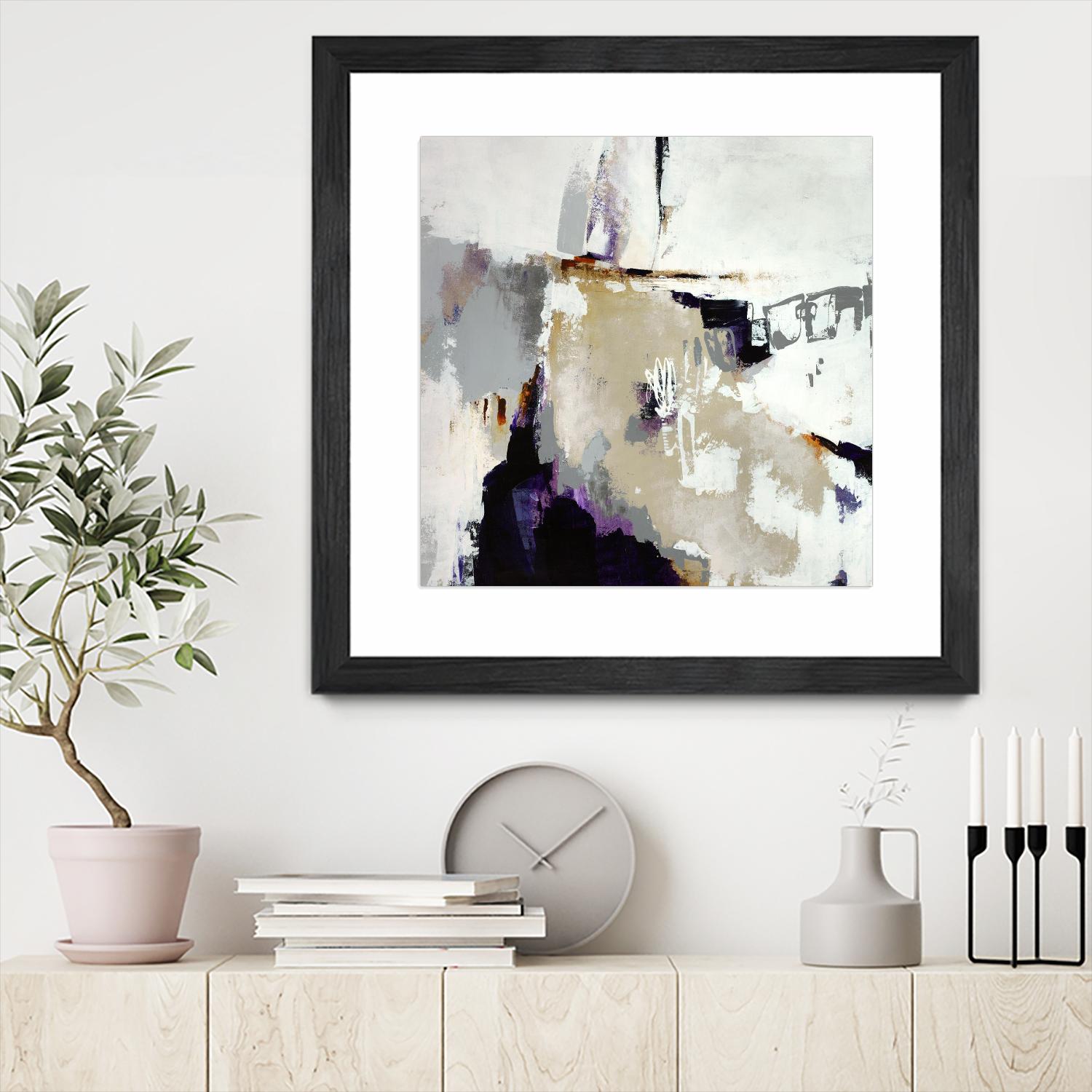 Tumult Roar by Daleno Art on GIANT ART - orange abstract abstrait