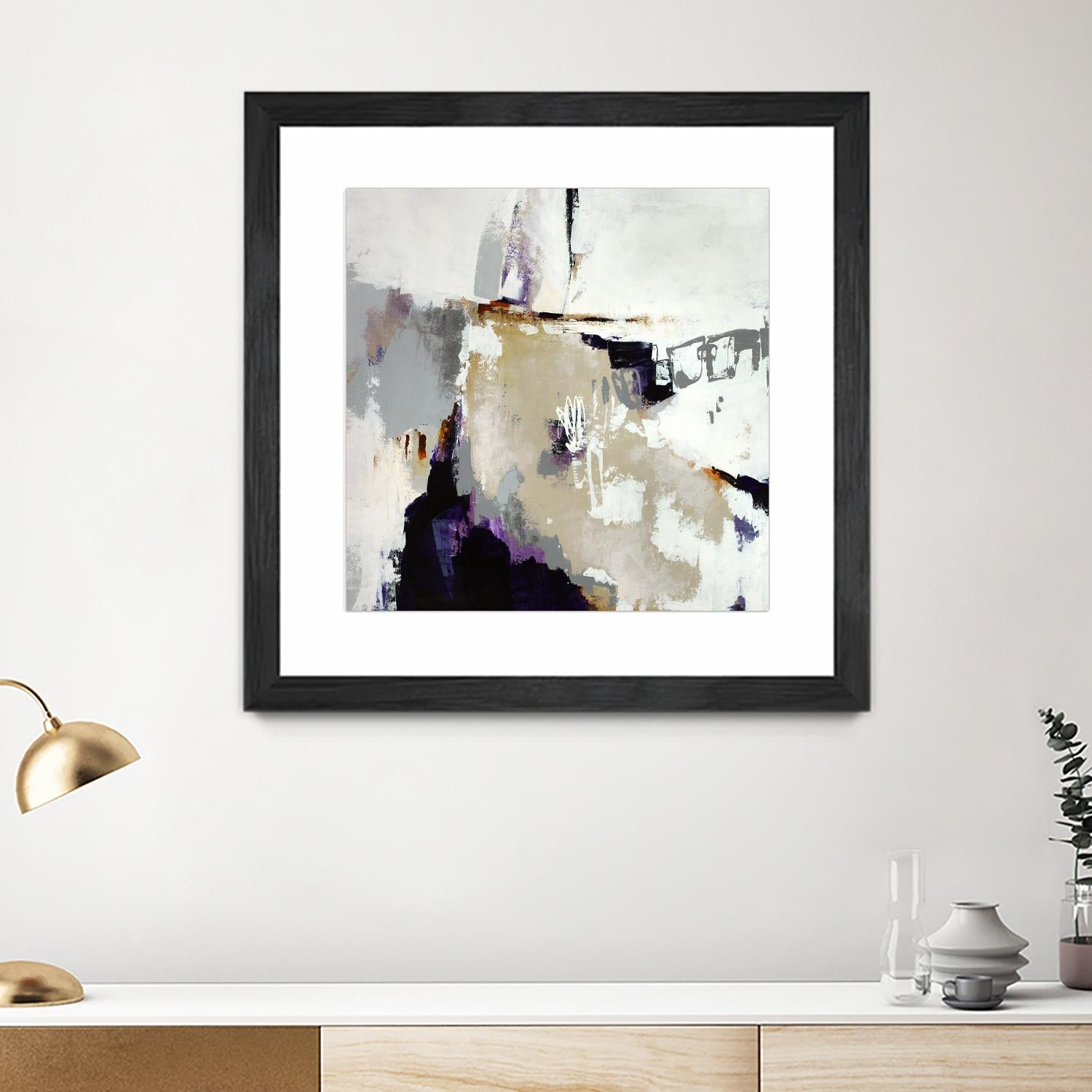 Tumult Roar by Daleno Art on GIANT ART - orange abstract abstrait