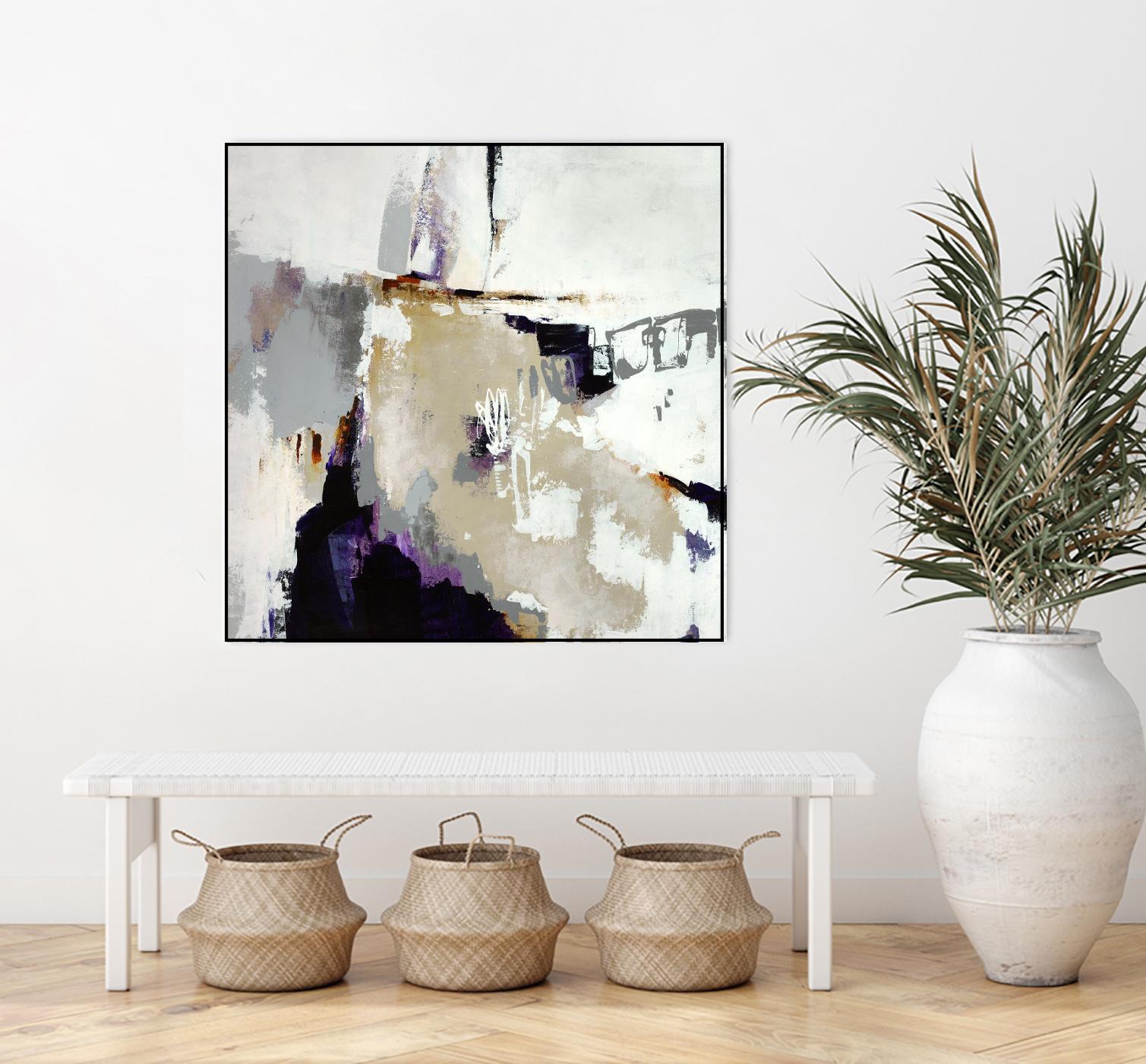 Tumult Roar by Daleno Art on GIANT ART - orange abstract abstrait