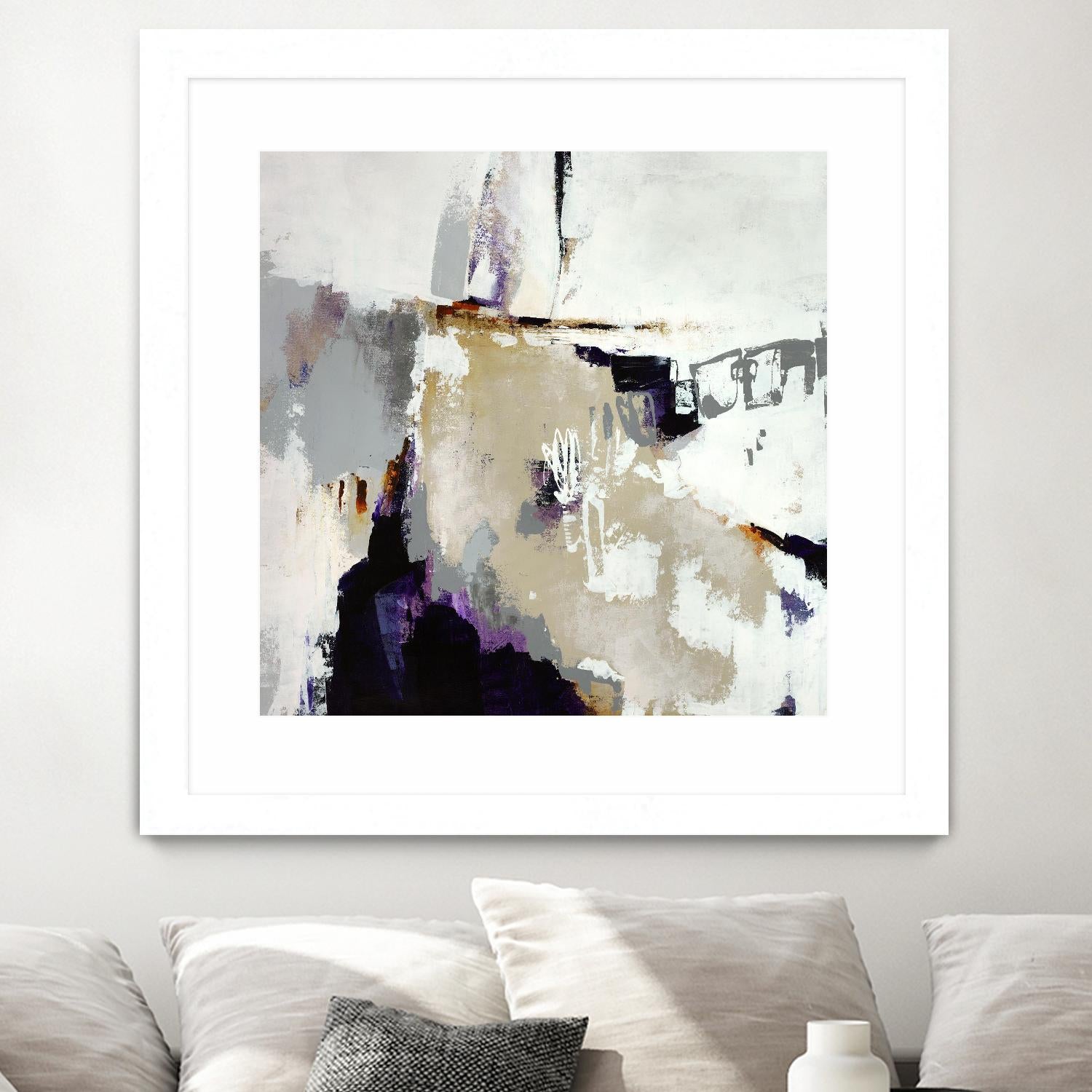 Tumult Roar by Daleno Art on GIANT ART - orange abstract abstrait