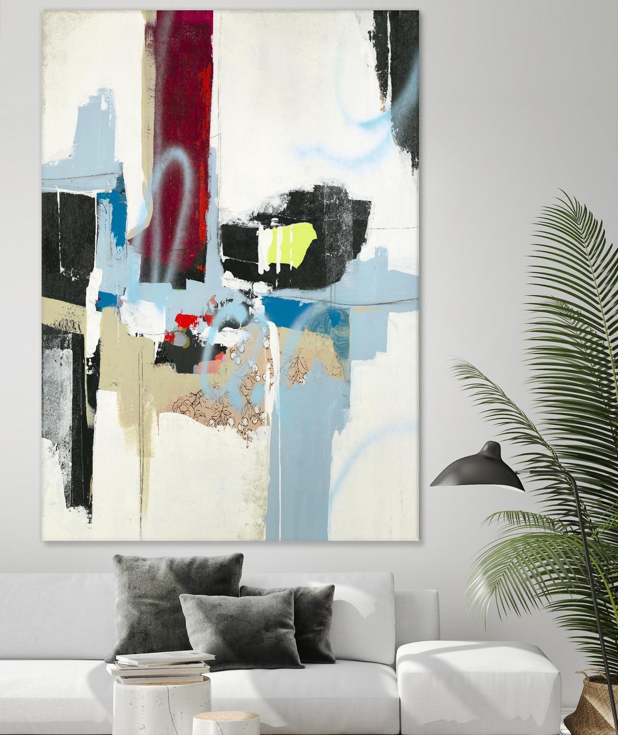 Truthful Tales I by Daleno Art on GIANT ART - red abstract abstrait