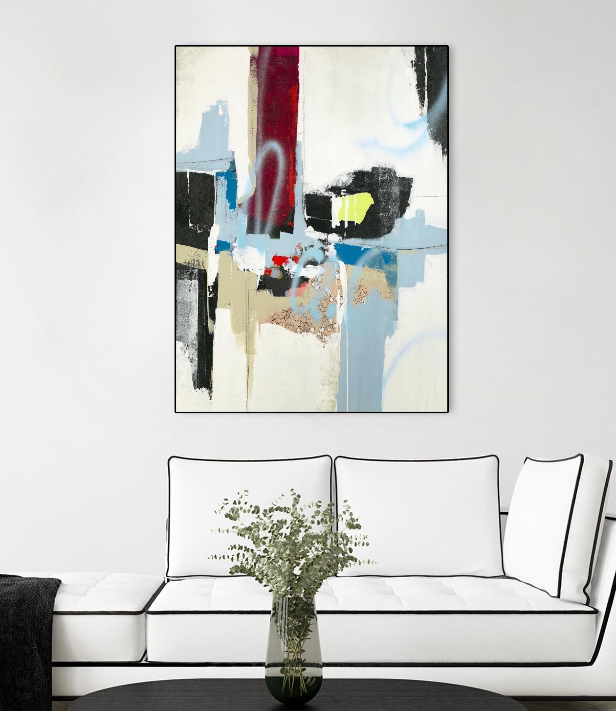 Truthful Tales I by Daleno Art on GIANT ART - red abstract abstrait