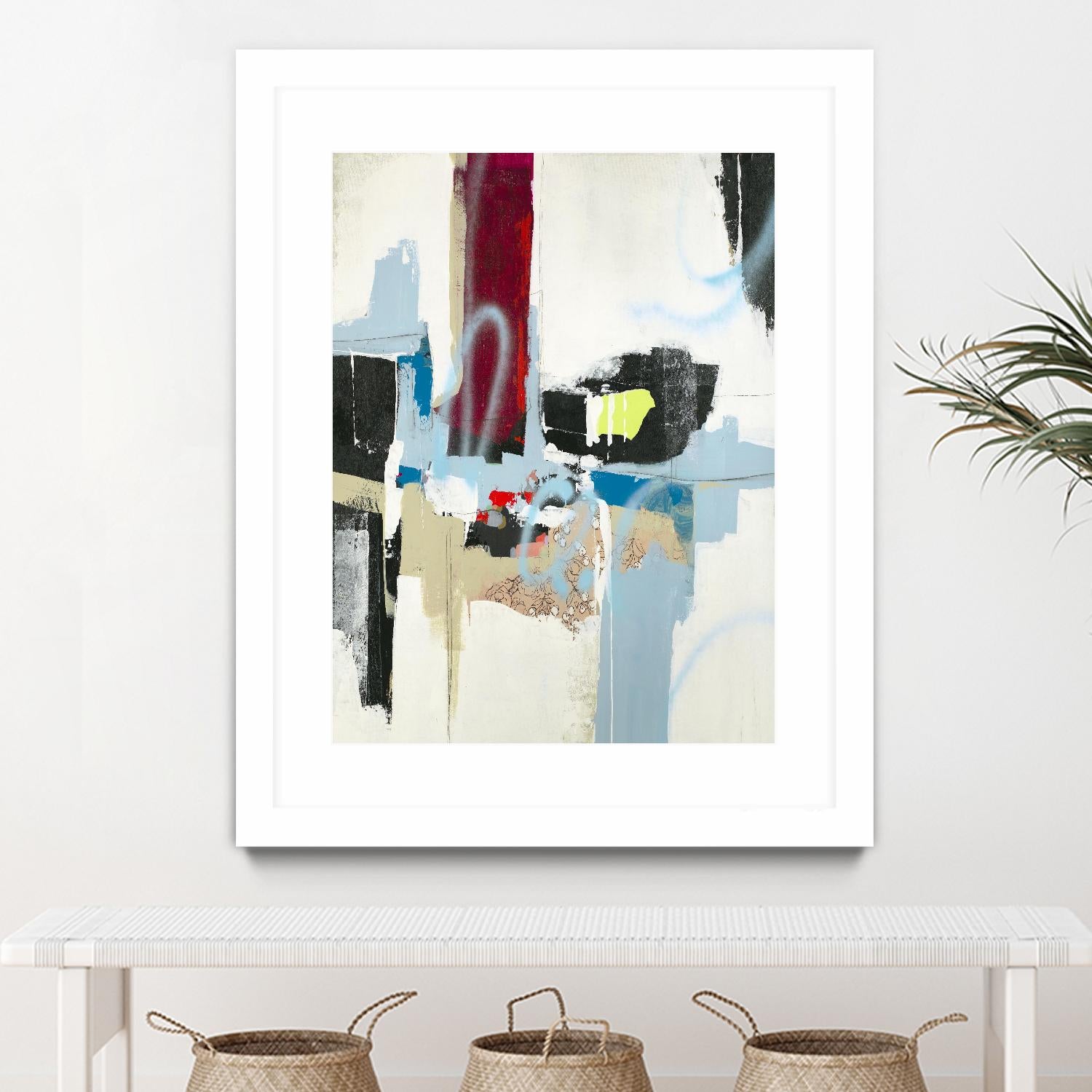 Truthful Tales I by Daleno Art on GIANT ART - red abstract abstrait