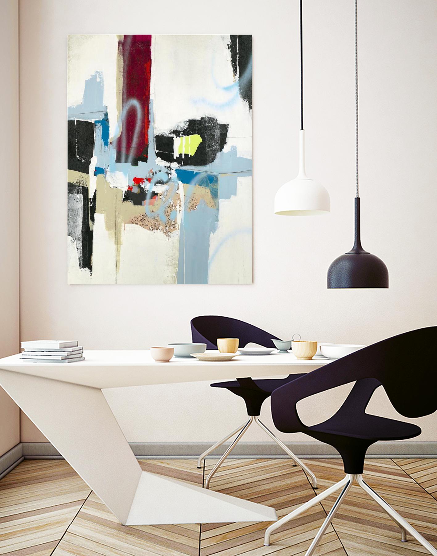 Truthful Tales I by Daleno Art on GIANT ART - red abstract abstrait