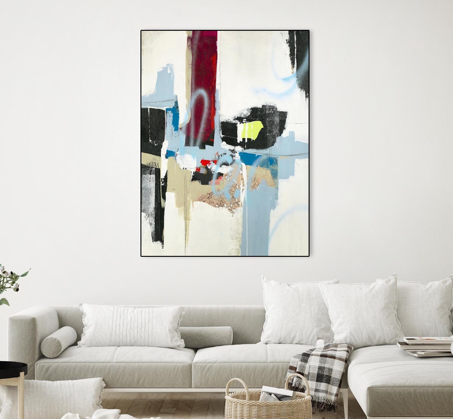 Truthful Tales I by Daleno Art on GIANT ART - red abstract abstrait