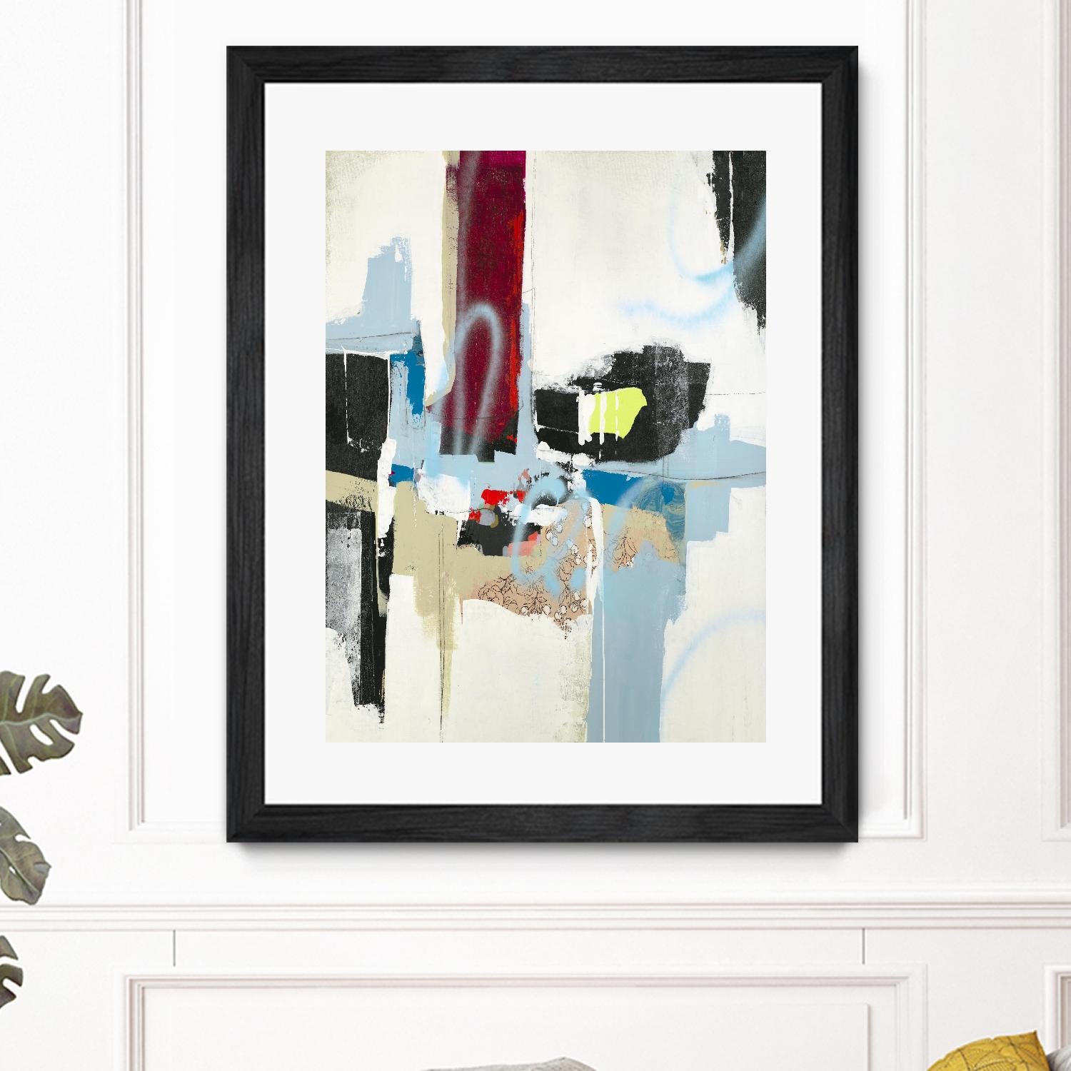 Truthful Tales I by Daleno Art on GIANT ART - red abstract abstrait