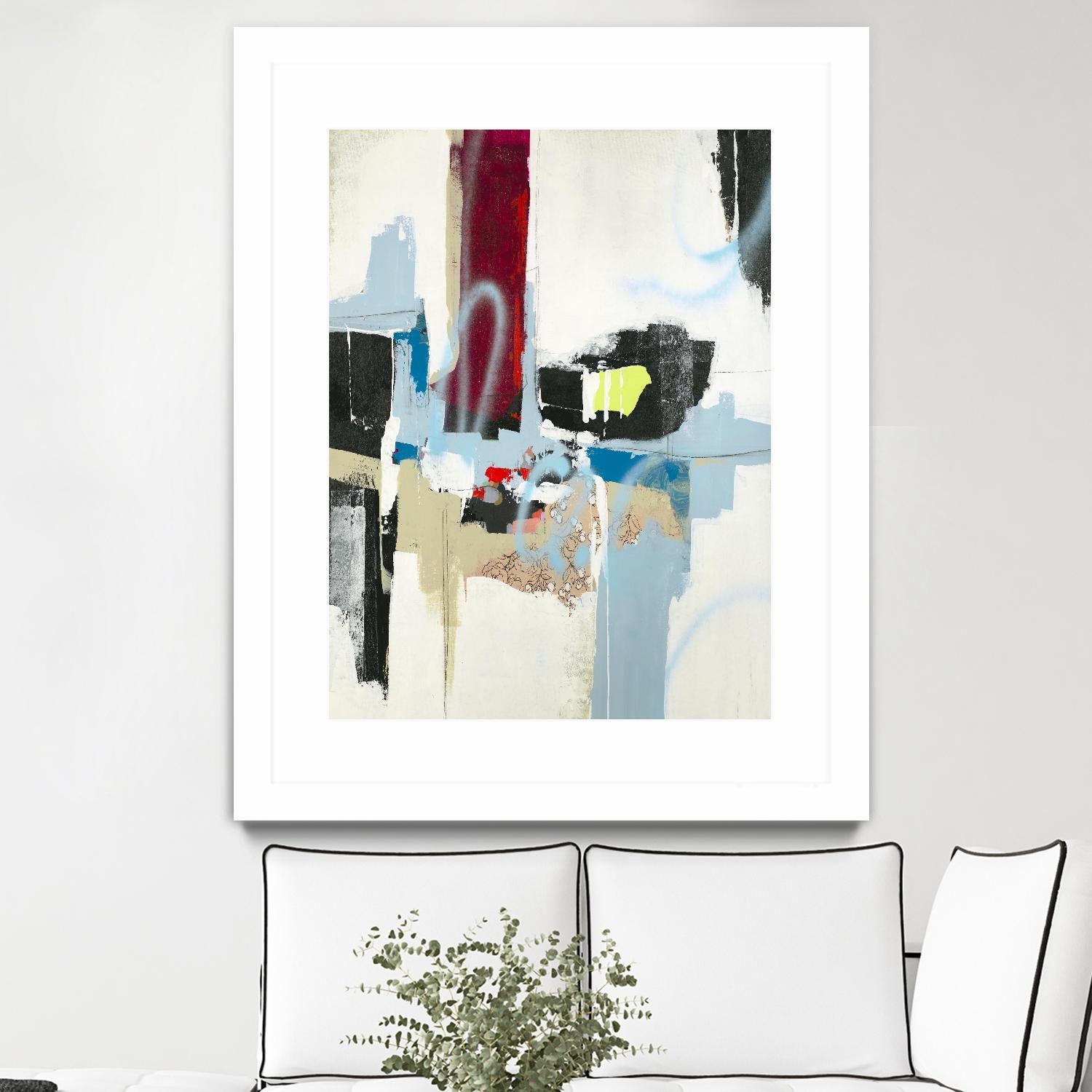 Truthful Tales I by Daleno Art on GIANT ART - red abstract abstrait