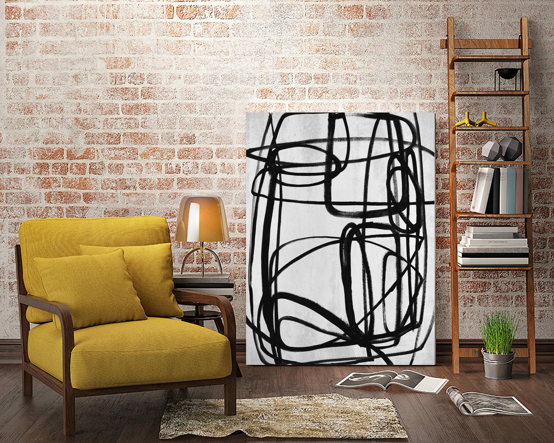 Sensational Climb by Daleno Art on GIANT ART - white black & white abstrait