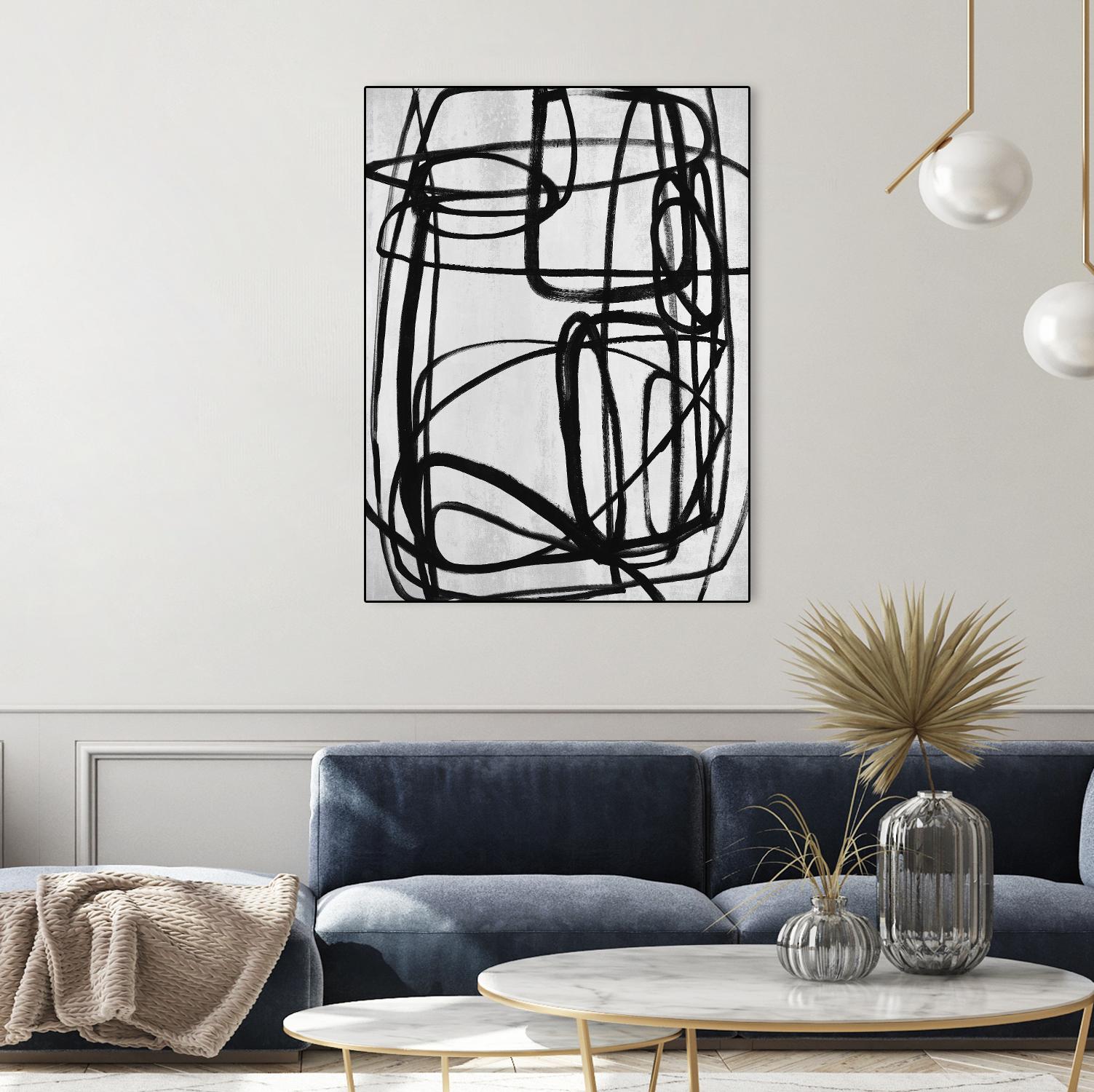 Sensational Climb by Daleno Art on GIANT ART - white black & white abstrait