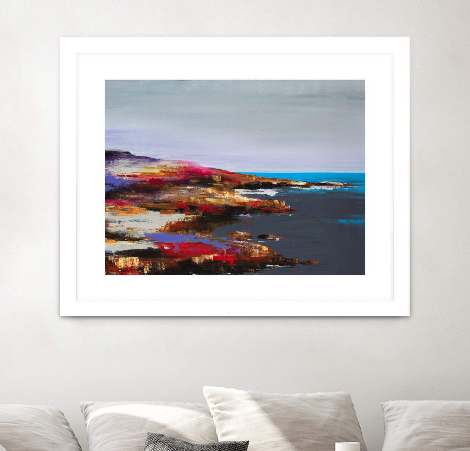 Low Tide Discovery by Daleno Art on GIANT ART - red abstract