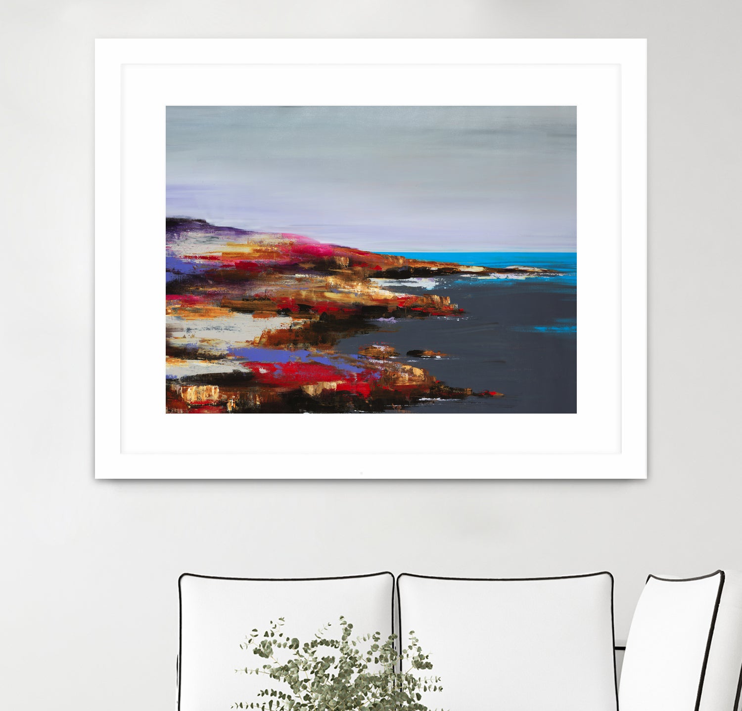 Low Tide Discovery by Daleno Art on GIANT ART - red abstract