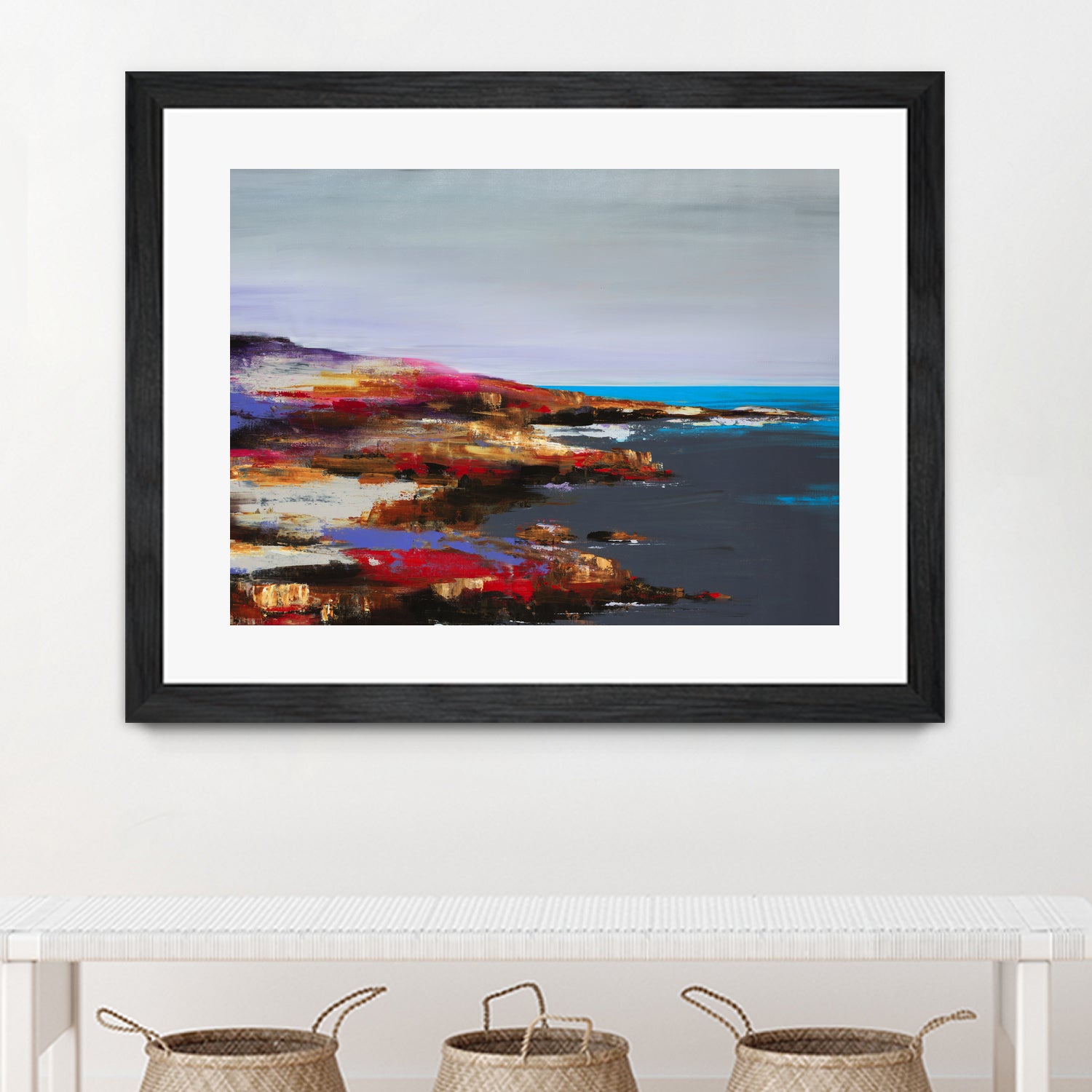 Low Tide Discovery by Daleno Art on GIANT ART - red abstract