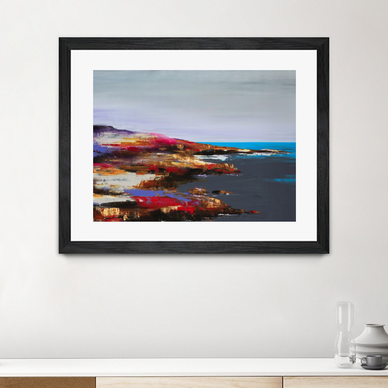 Low Tide Discovery by Daleno Art on GIANT ART - red abstract