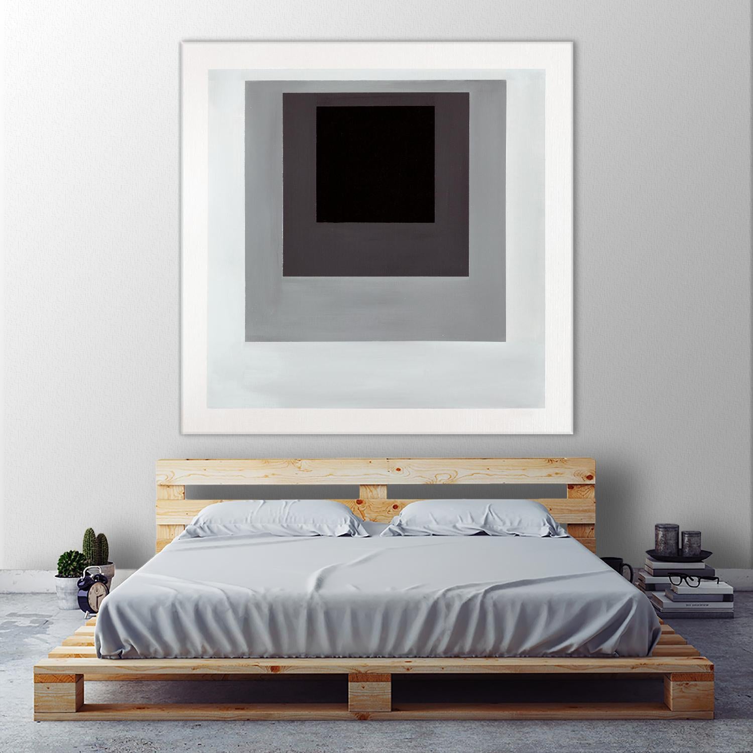 Inside Box Thinker by Daleno Art on GIANT ART - white black & white after joseph b