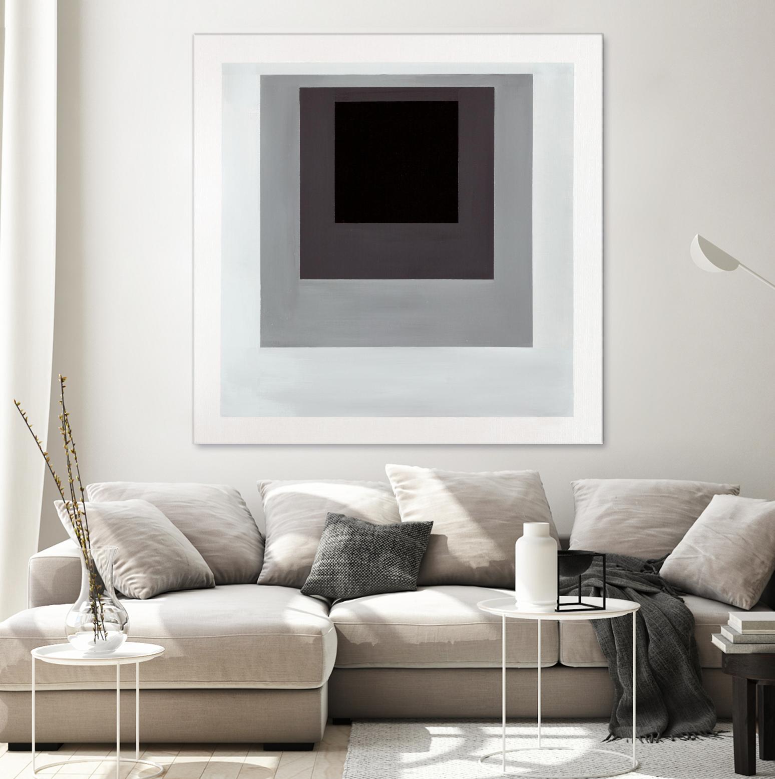 Inside Box Thinker by Daleno Art on GIANT ART - white black & white after joseph b