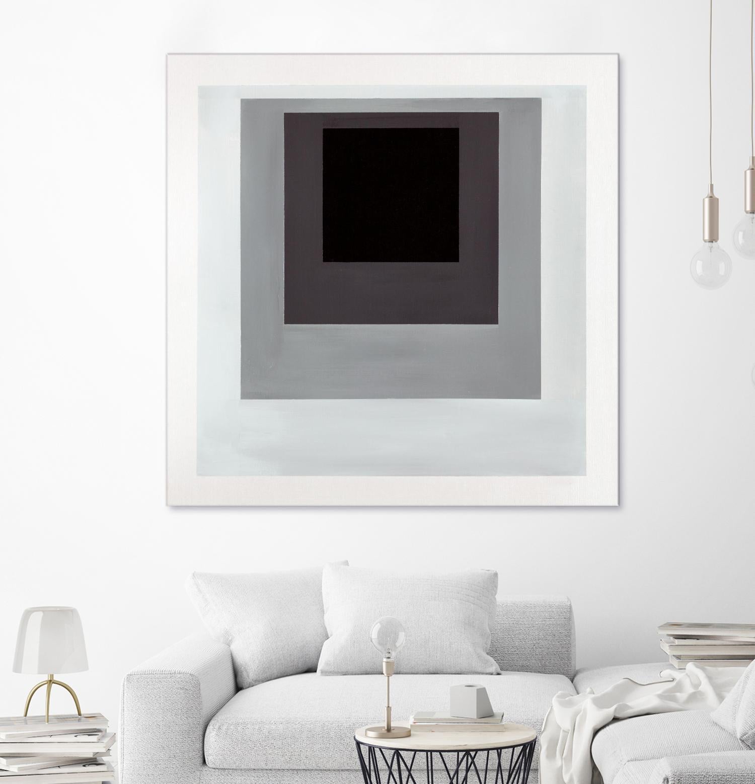 Inside Box Thinker by Daleno Art on GIANT ART - white black & white after joseph b