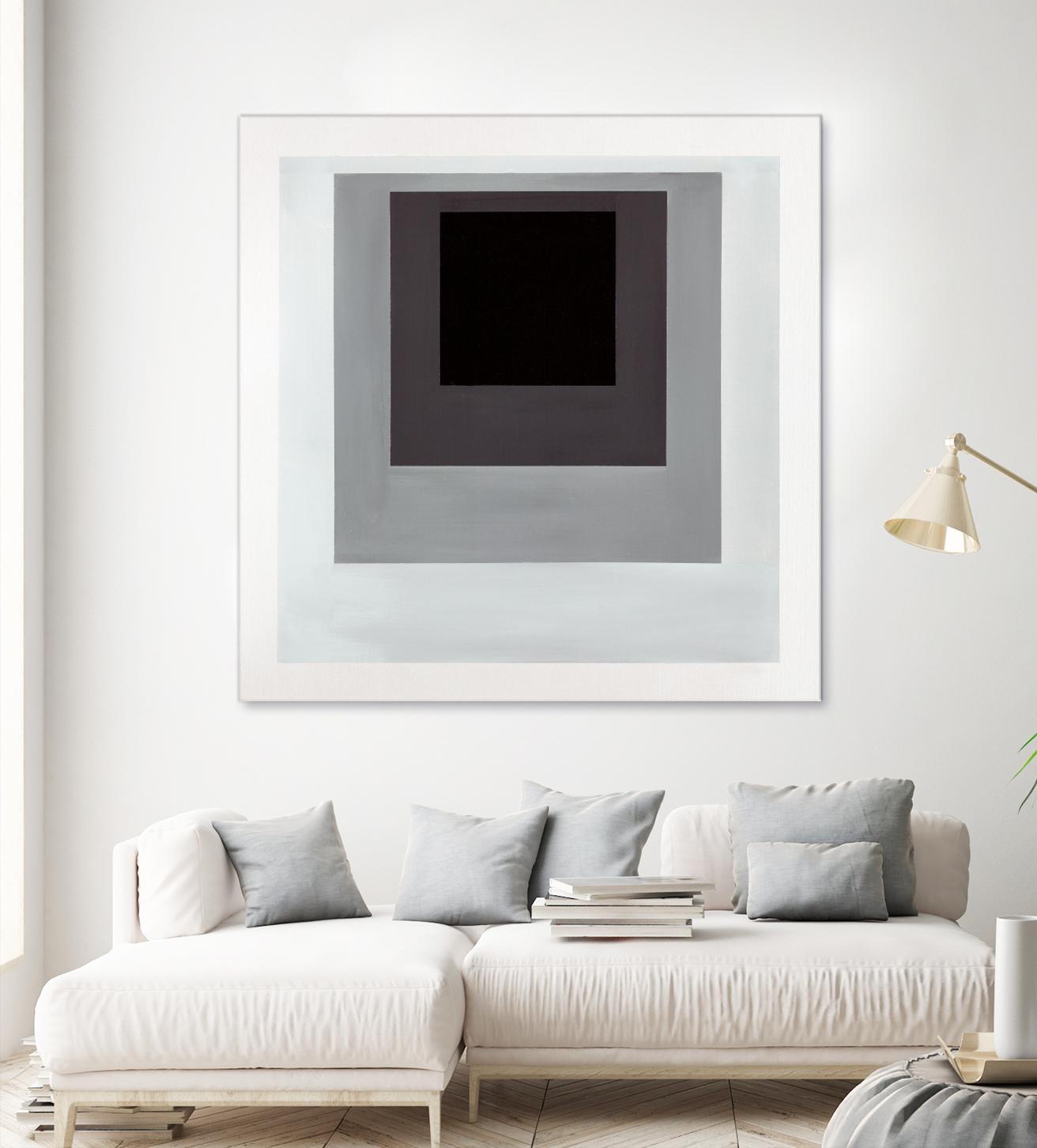 Inside Box Thinker by Daleno Art on GIANT ART - white black & white after joseph b