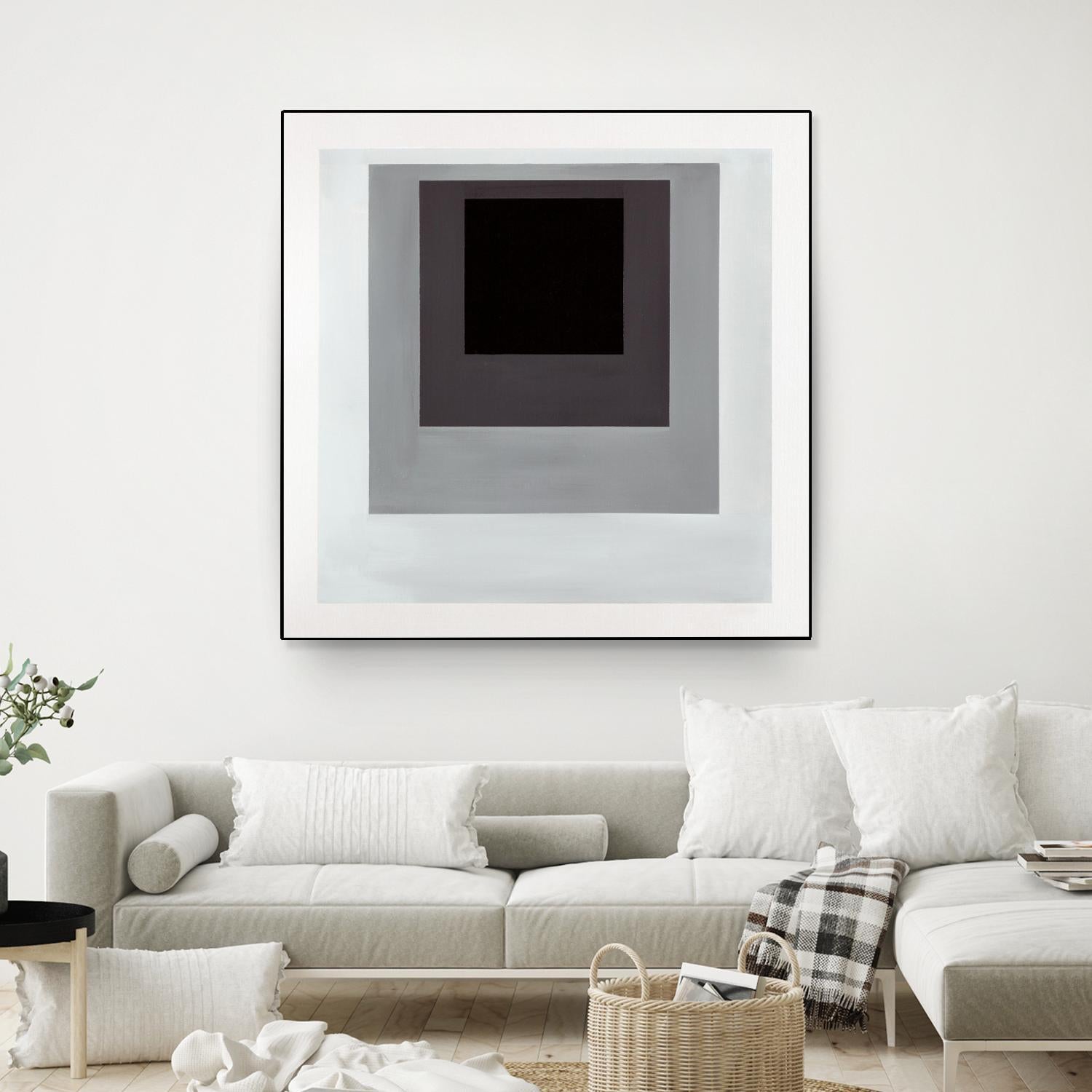 Inside Box Thinker by Daleno Art on GIANT ART - white black & white after joseph b