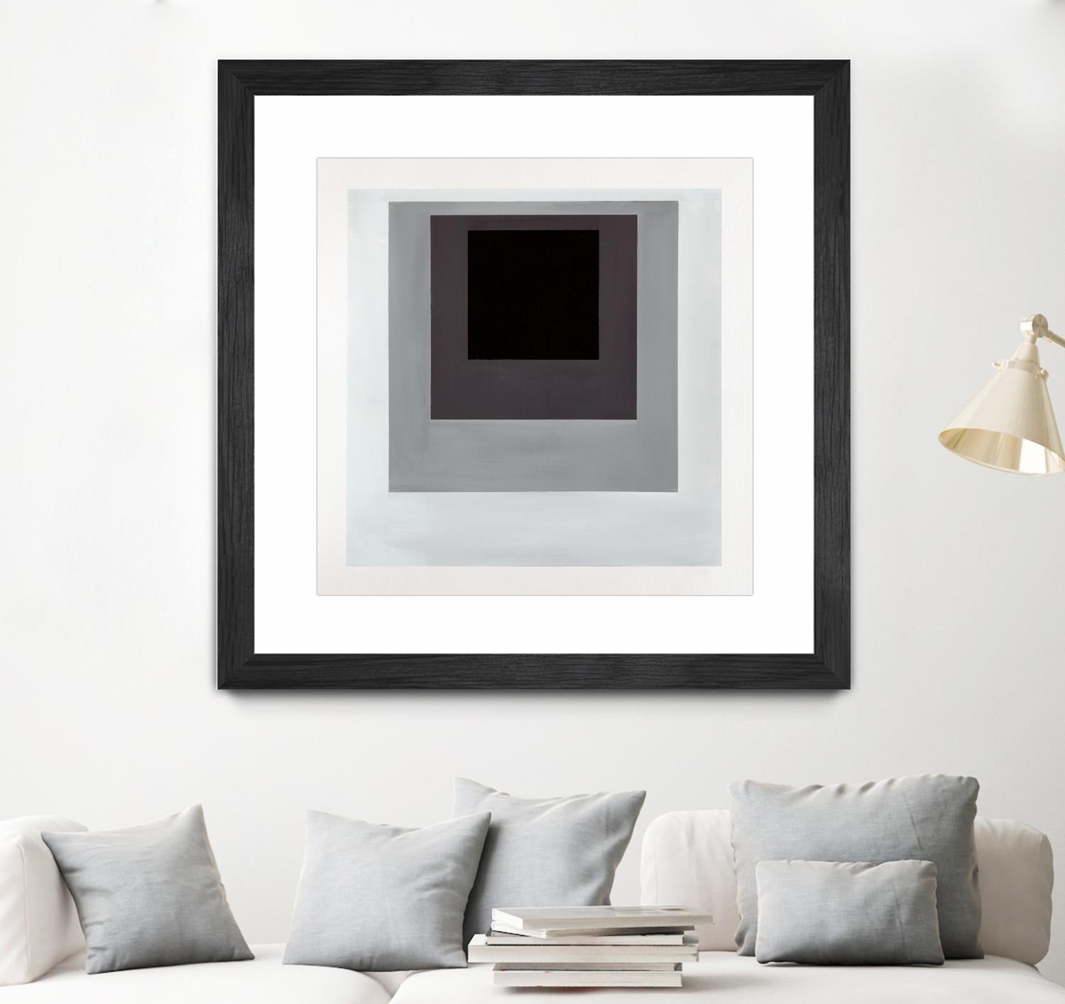 Inside Box Thinker by Daleno Art on GIANT ART - white black & white after joseph b