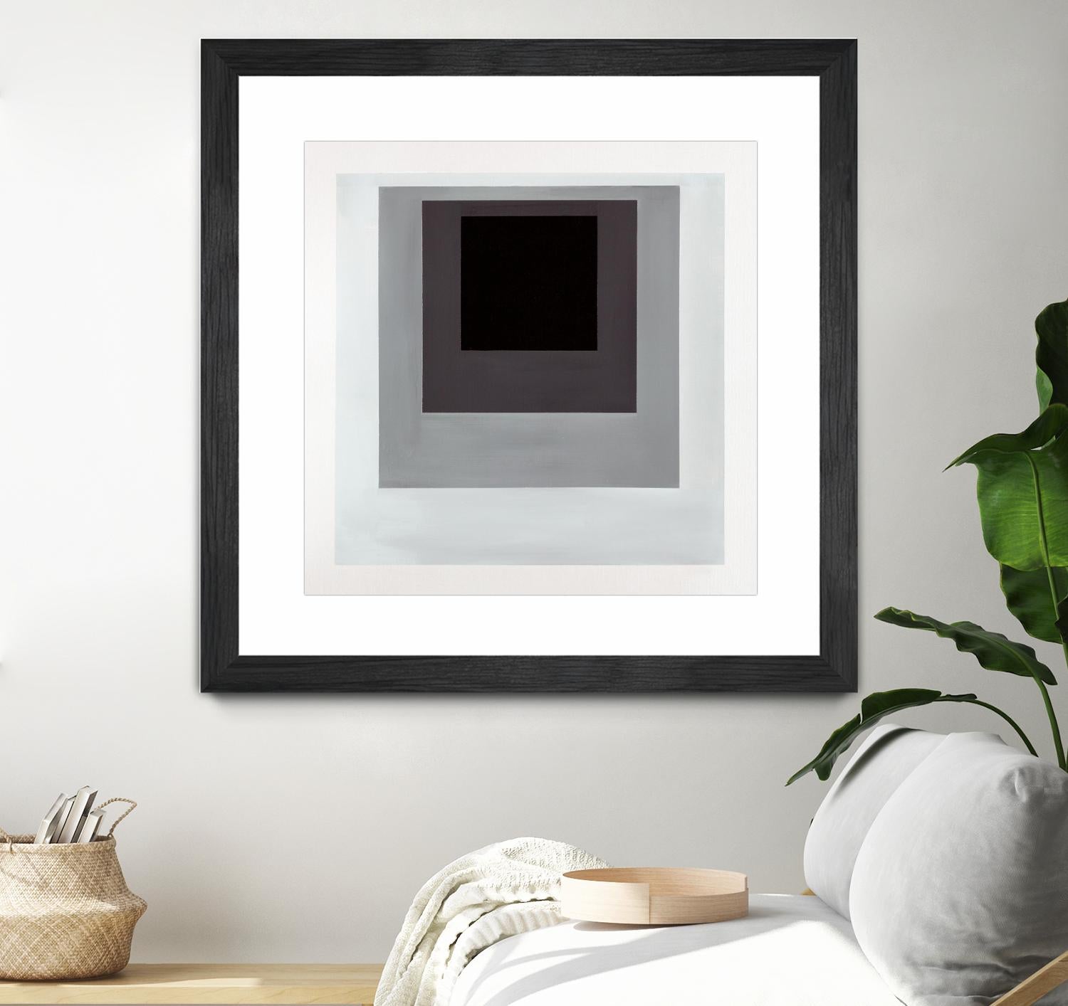 Inside Box Thinker by Daleno Art on GIANT ART - white black & white after joseph b