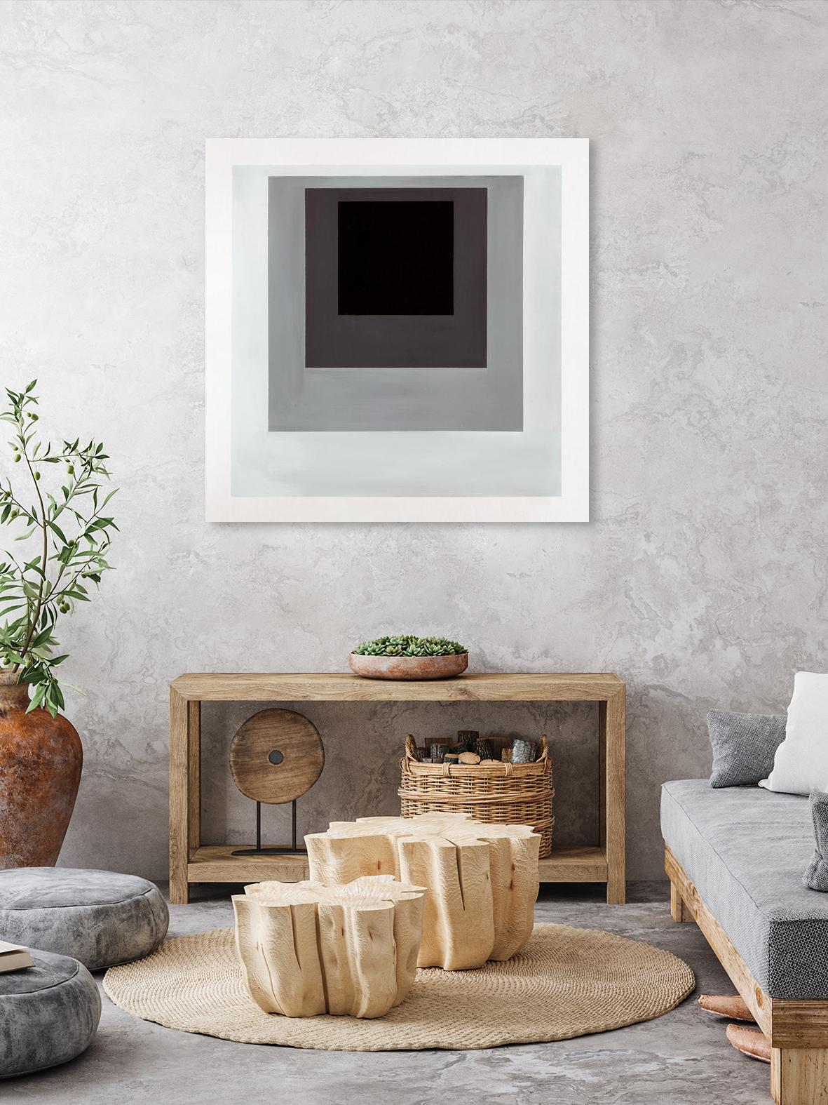 Inside Box Thinker by Daleno Art on GIANT ART - white black & white joseph b