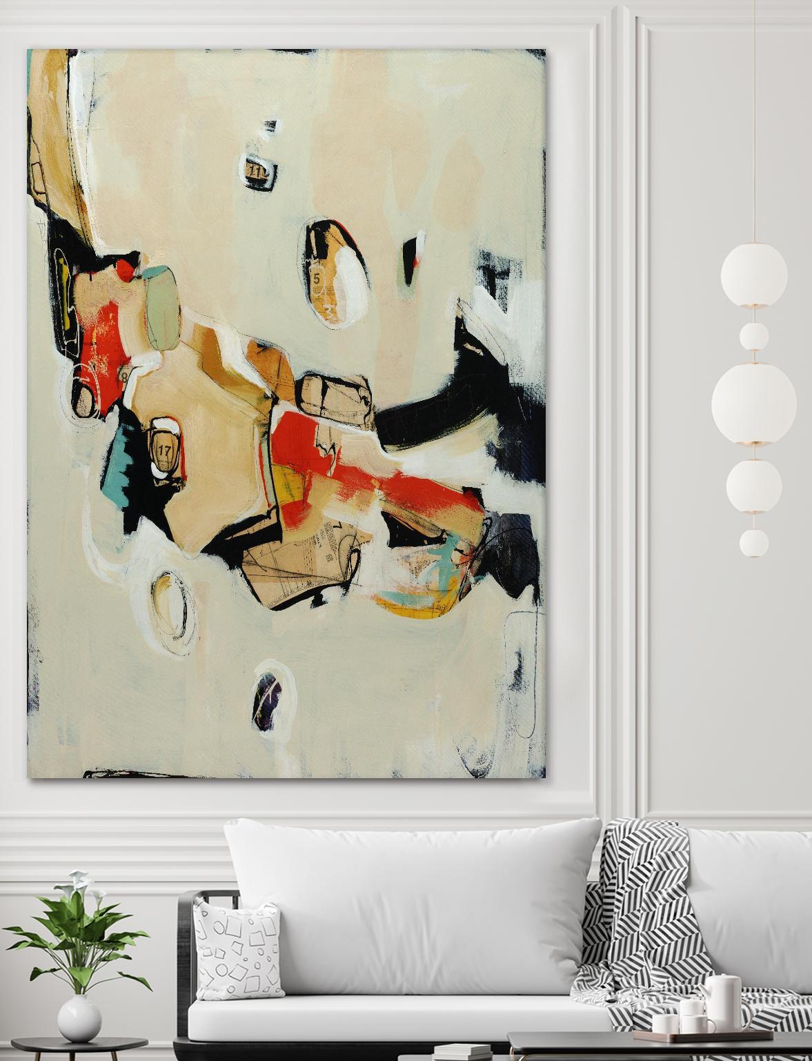Charred Memorbilia by Daleno Art on GIANT ART - beige abstract abstrait