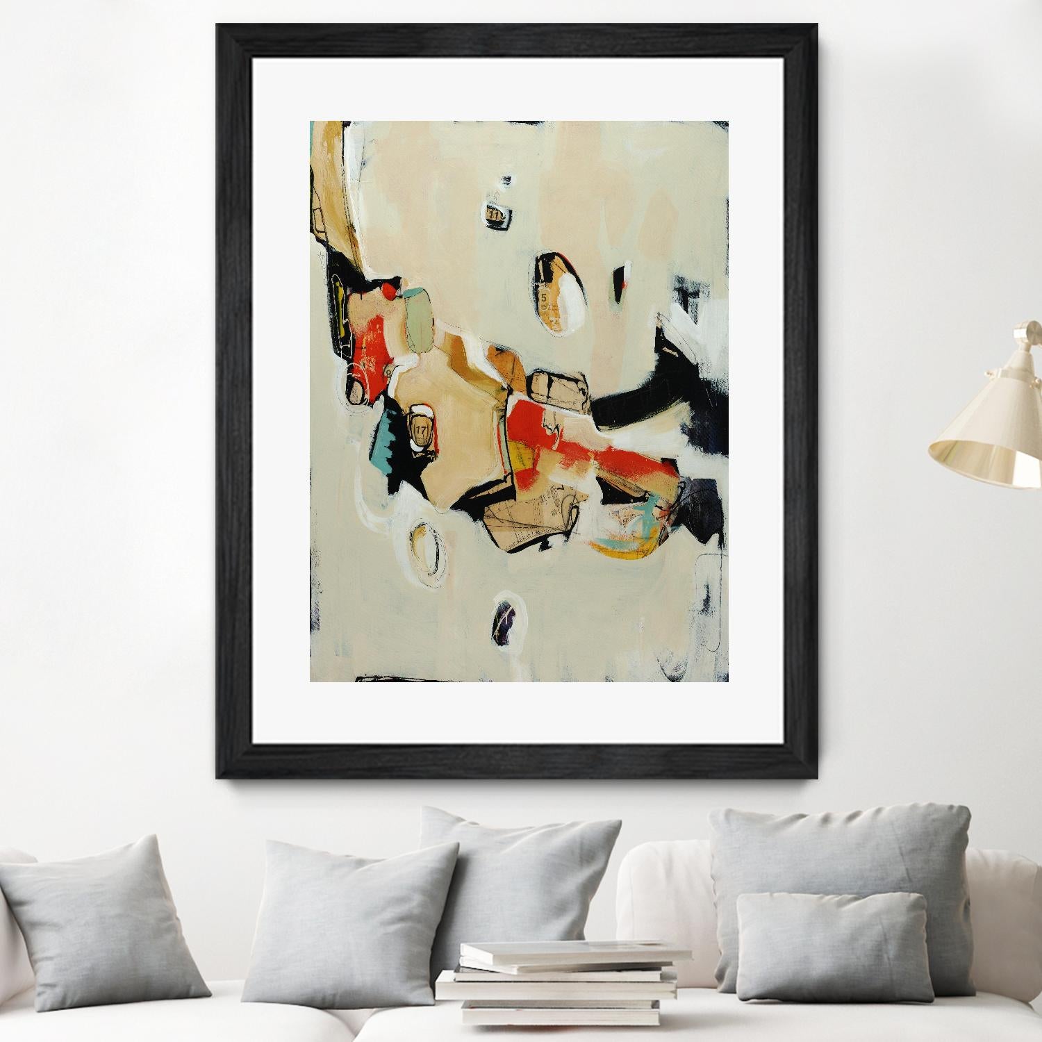 Charred Memorbilia by Daleno Art on GIANT ART - beige abstract abstrait