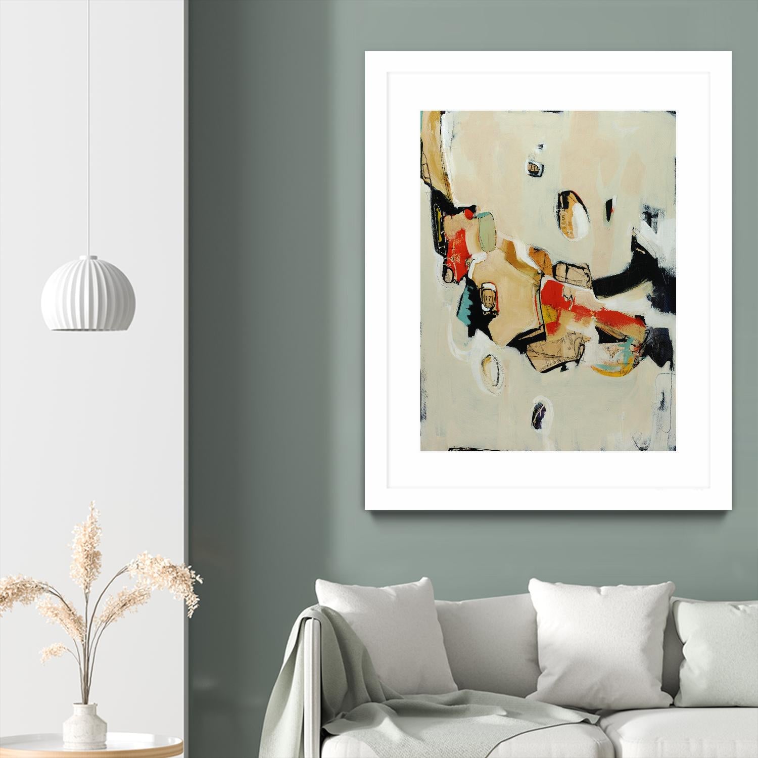 Charred Memorbilia by Daleno Art on GIANT ART - beige abstract abstrait