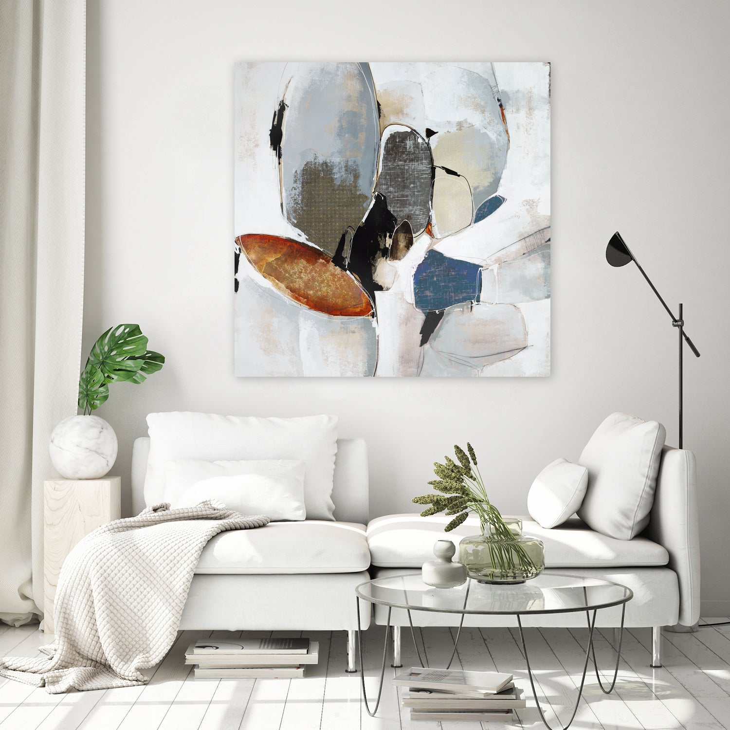 Split Second Decision II by Daleno Art on GIANT ART - bleu abstract