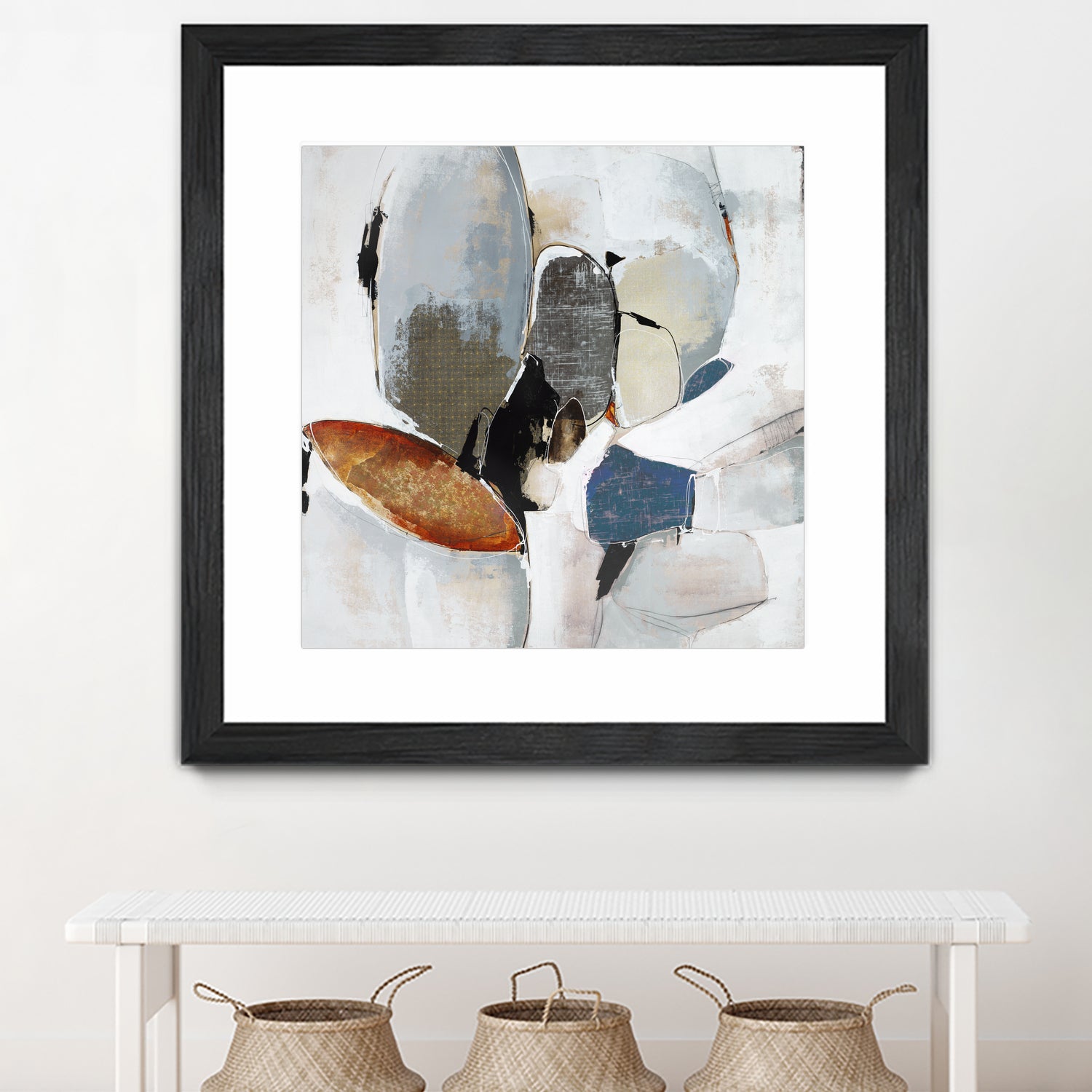 Split Second Decision II by Daleno Art on GIANT ART - bleu abstract