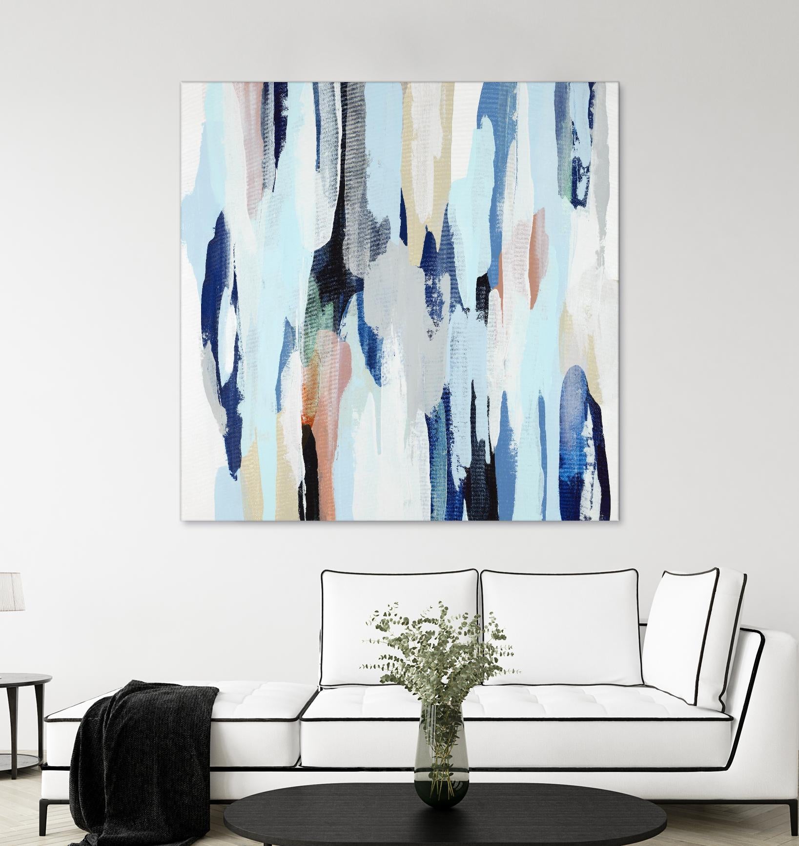 Creating Coastal by Daleno Art on GIANT ART - beige abstract abstrait