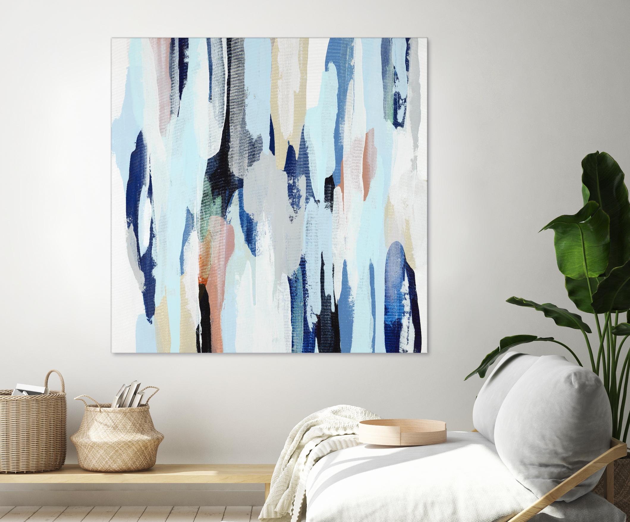 Creating Coastal by Daleno Art on GIANT ART - beige abstract abstrait