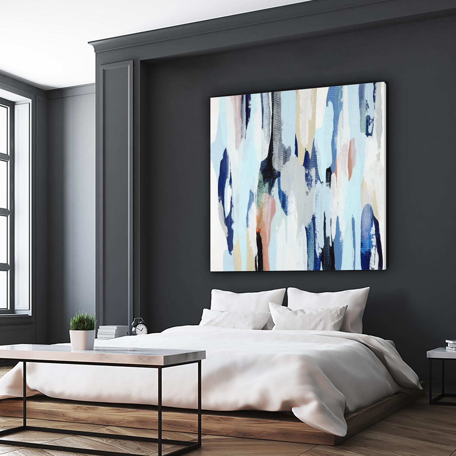 Creating Coastal by Daleno Art on GIANT ART - beige abstract abstrait