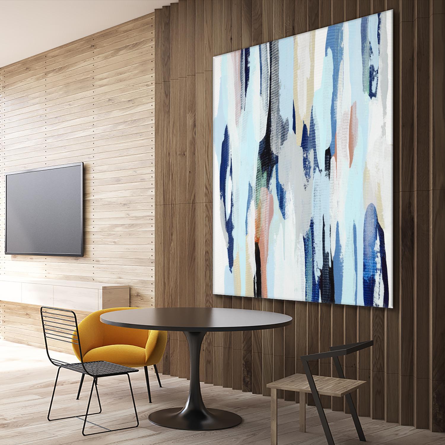 Creating Coastal by Daleno Art on GIANT ART - beige abstract abstrait