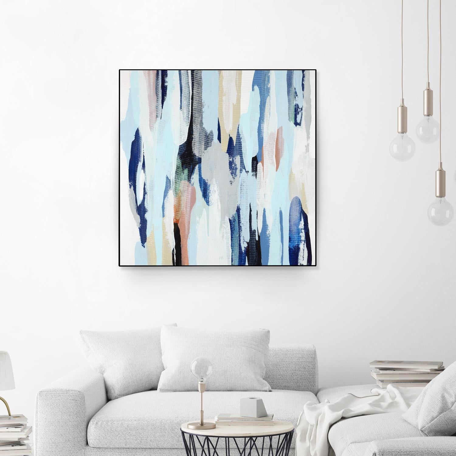 Creating Coastal by Daleno Art on GIANT ART - beige abstract abstrait
