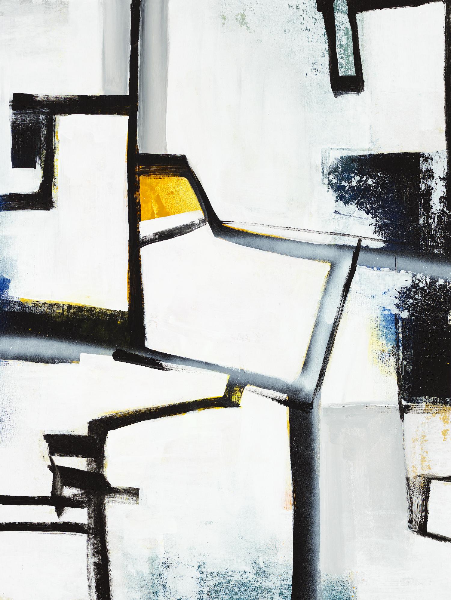 The A Line II by Daleno Art on GIANT ART - white abstract abstrait