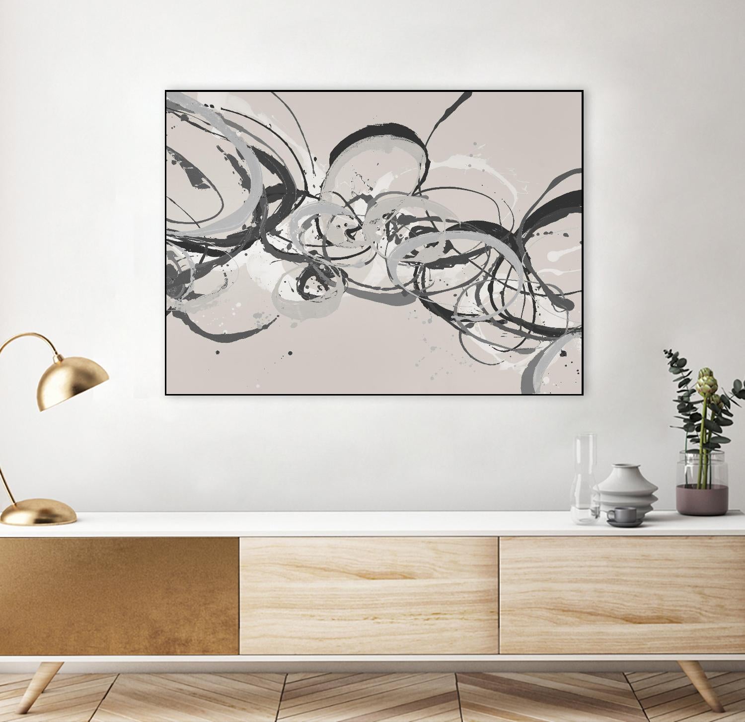 Demanding Order IV by Daleno Art on GIANT ART - white abstract abstrait