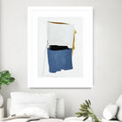 Setting Early I by Daleno Art on GIANT ART - gold shapes abstrait