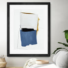 Setting Early I by Daleno Art on GIANT ART - gold shapes abstrait