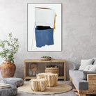 Setting Early I by Daleno Art on GIANT ART - gold shapes abstrait