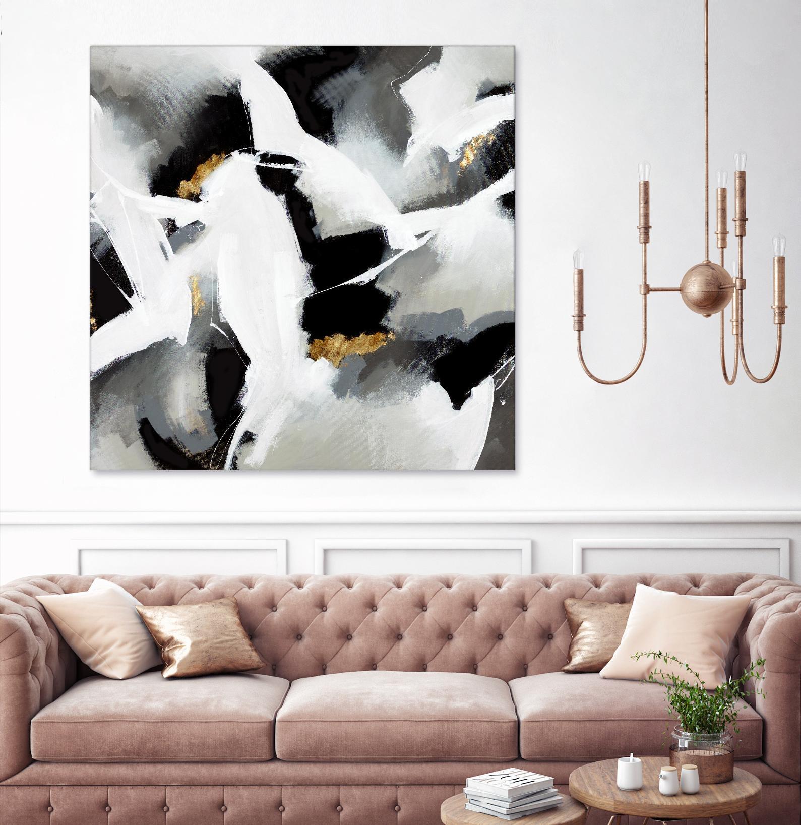 Driven to Dig In by Daleno Art on GIANT ART - gold abstract abstrait