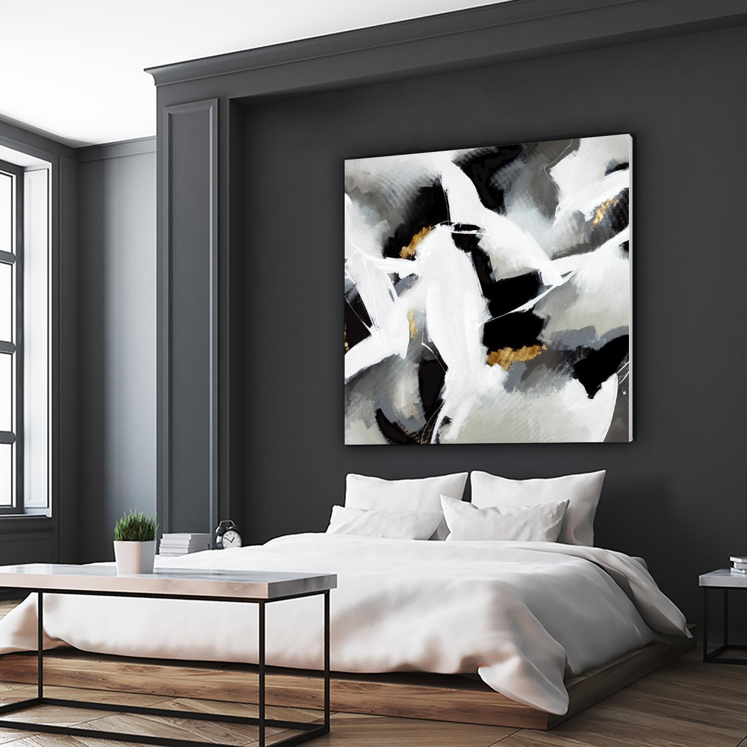 Driven to Dig In by Daleno Art on GIANT ART - gold abstract abstrait