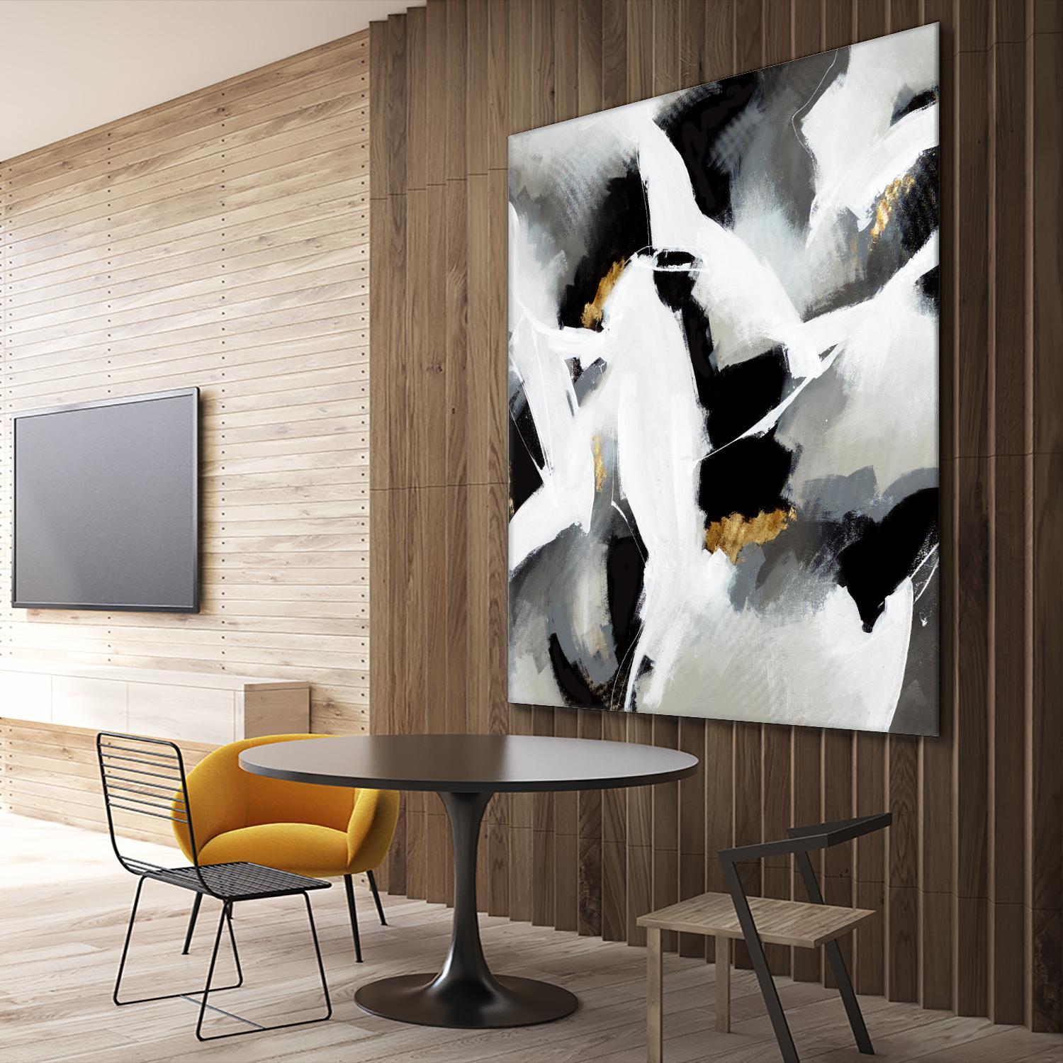 Driven to Dig In by Daleno Art on GIANT ART - gold abstract abstrait