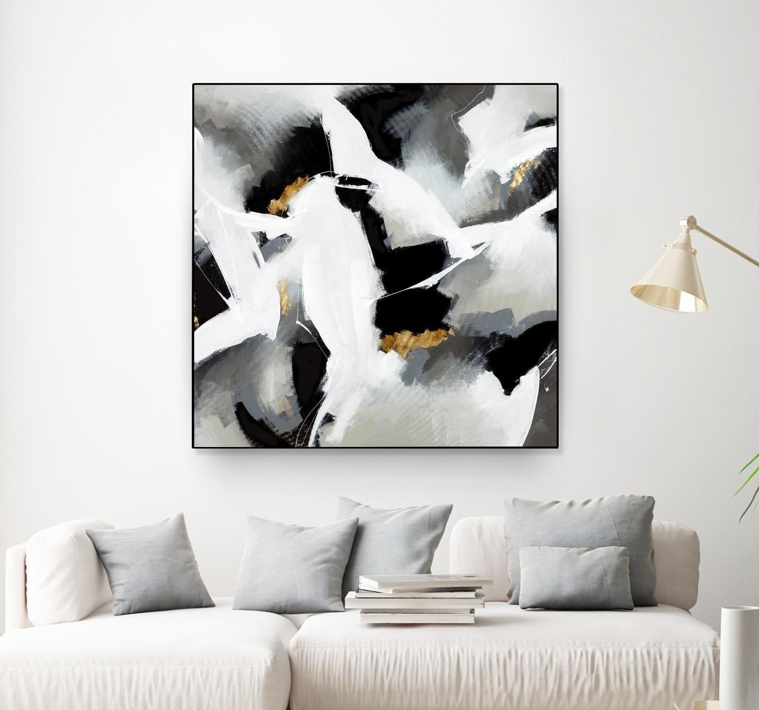 Driven to Dig In by Daleno Art on GIANT ART - gold abstract abstrait