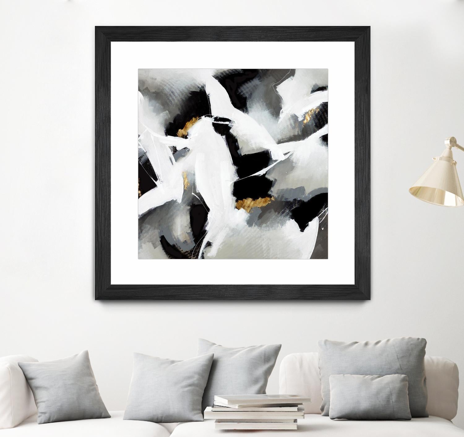 Driven to Dig In by Daleno Art on GIANT ART - gold abstract abstrait