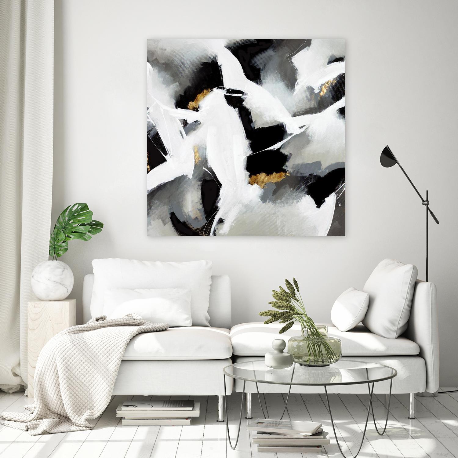 Driven to Dig In by Daleno Art on GIANT ART - gold abstract abstrait