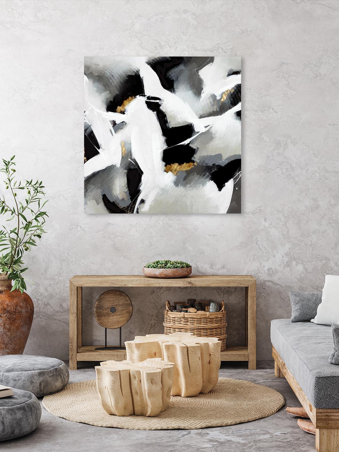 Driven to Dig In by Daleno Art on GIANT ART - gold abstract abstrait