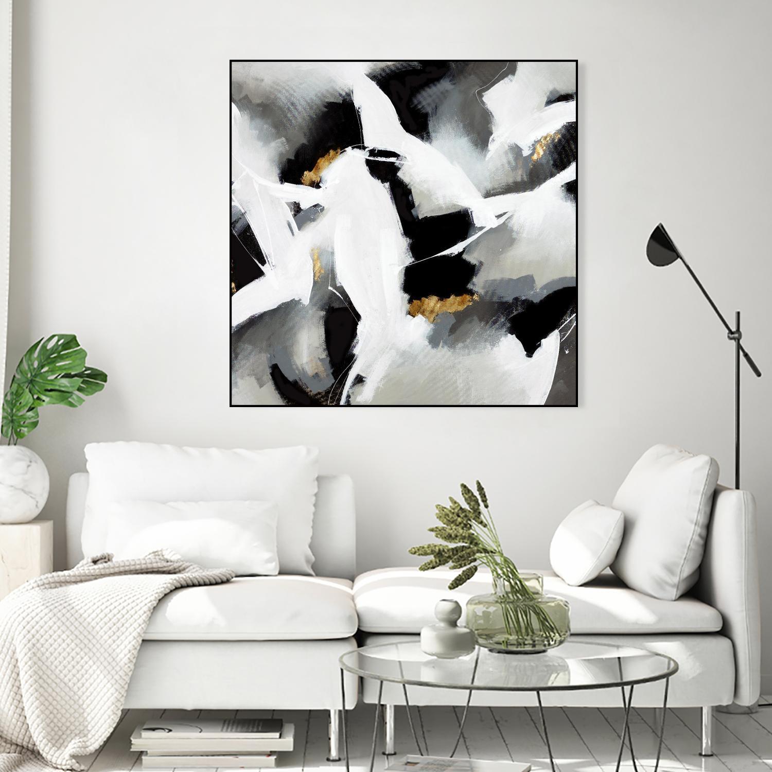 Driven to Dig In by Daleno Art on GIANT ART - gold abstract abstrait