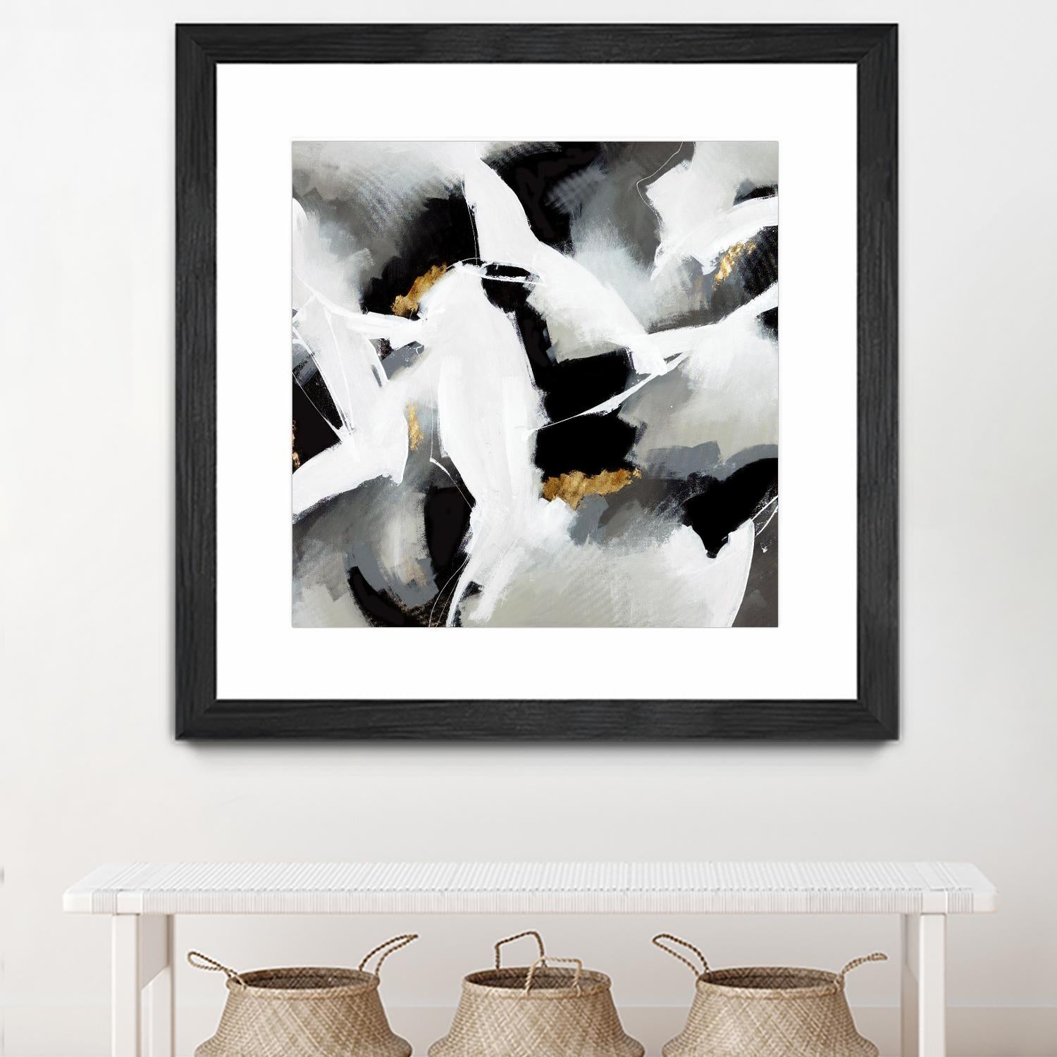 Driven to Dig In by Daleno Art on GIANT ART - gold abstract abstrait